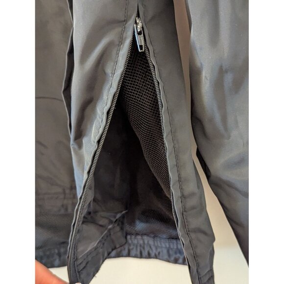 NFL Raiders Pullover Jacket Mens Medium Black Polyester Lightweight - Picture 3 of 9